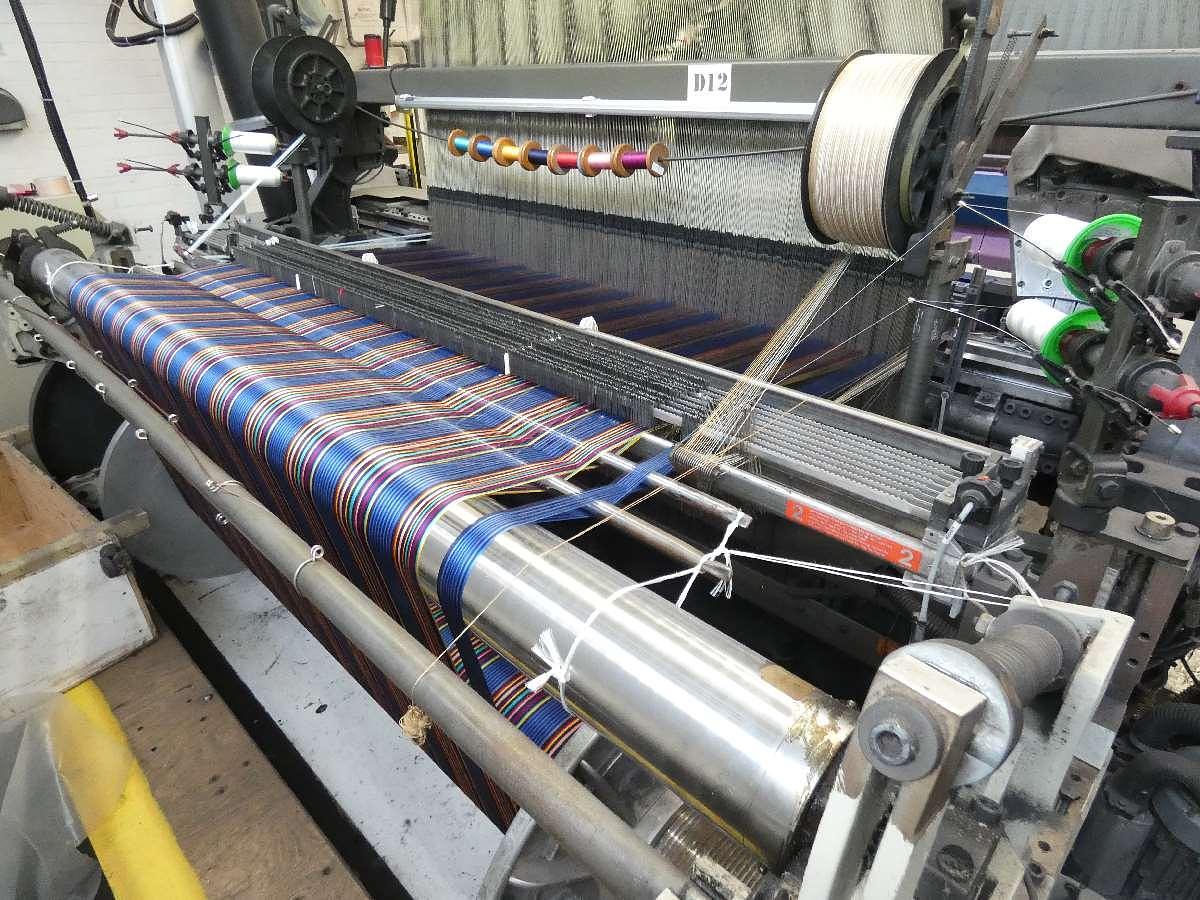 Used 2 x 1.9 Picanol Gammax looms with Staubli Jacquard type CX880, 2005 