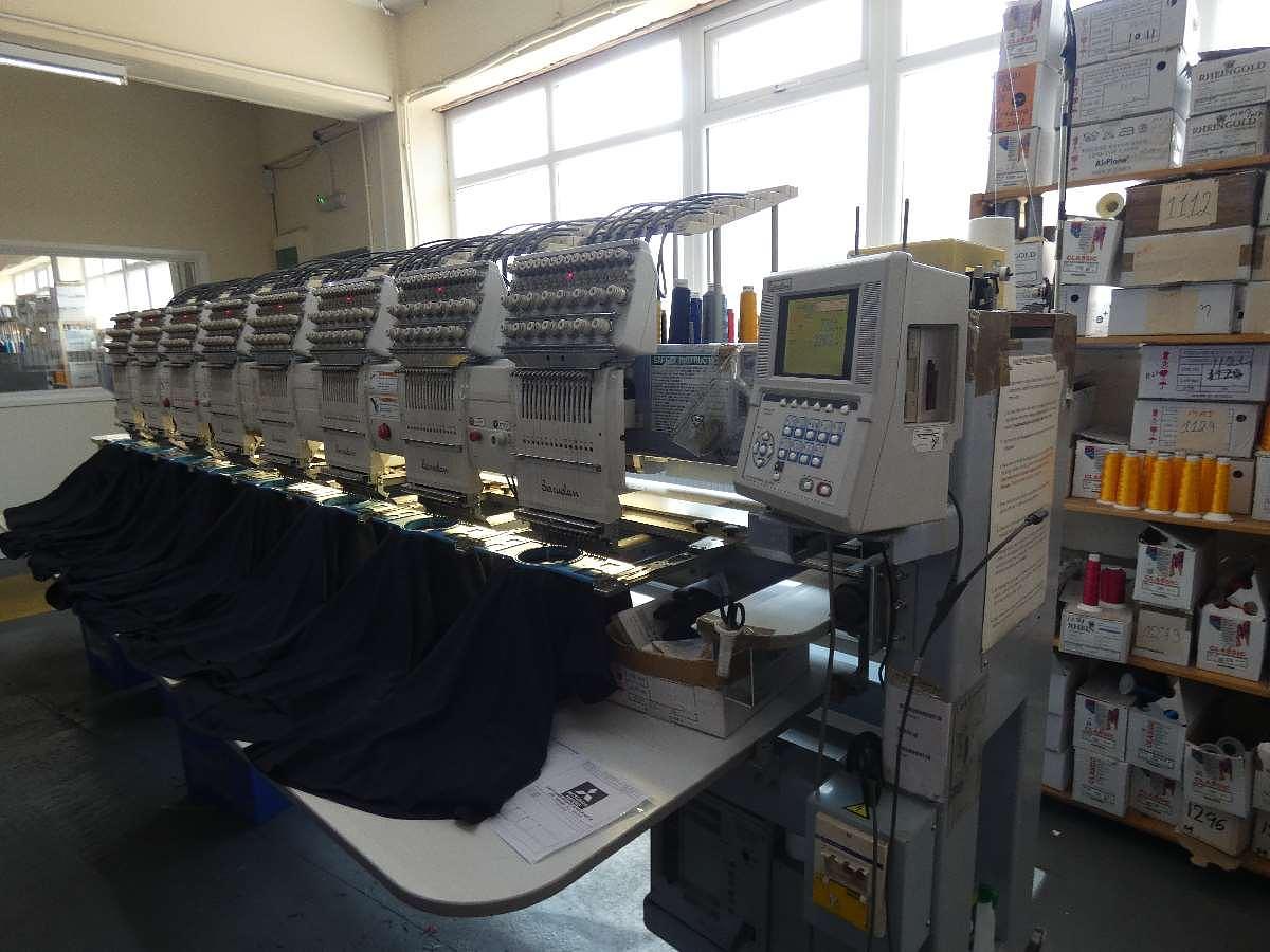 Used 3 x 8 head Barudan Embroidery machines