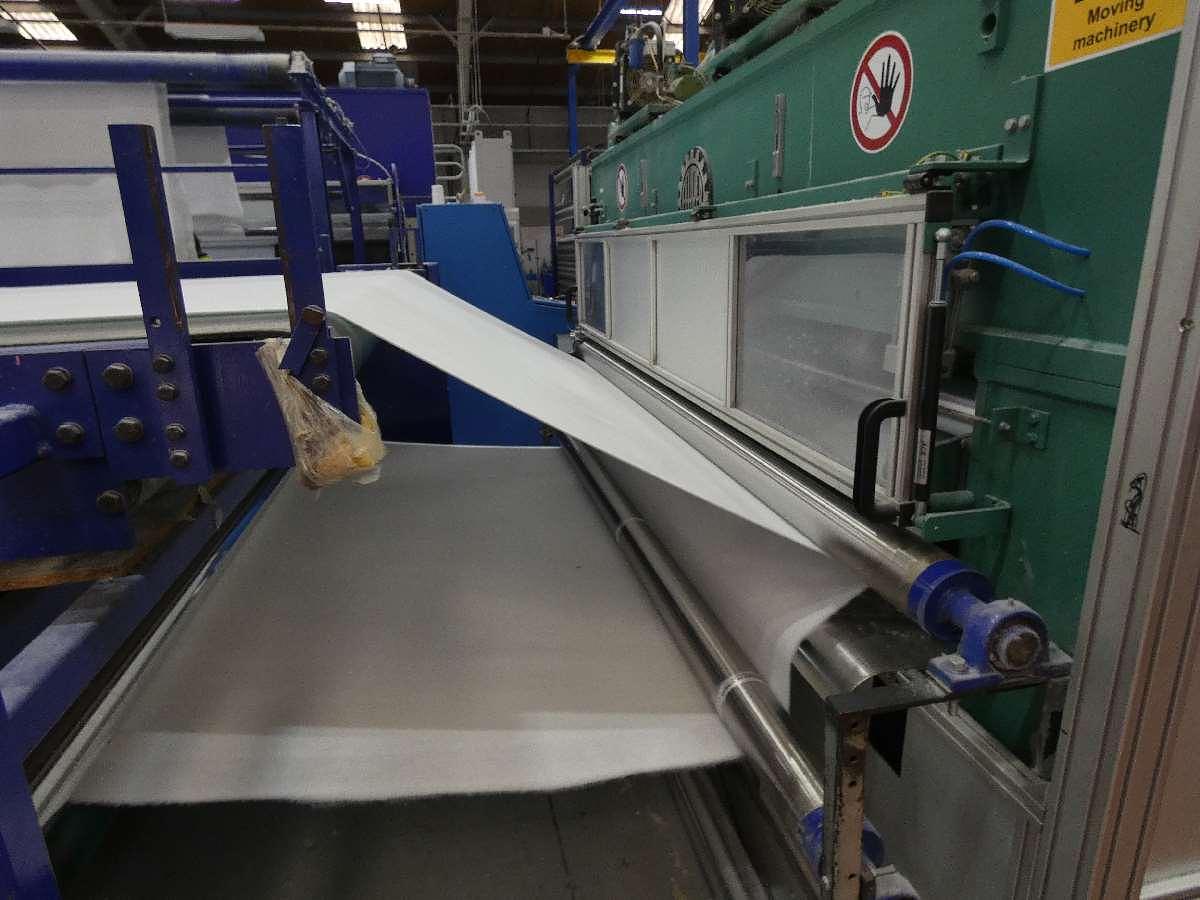 Used 1 x 5.5m Trutzschler and Fehrer Needle Punch Line, 2000-2018