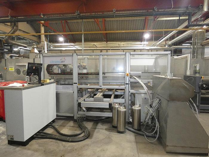 Used Zimmer Chromojet sample digital jet printing system