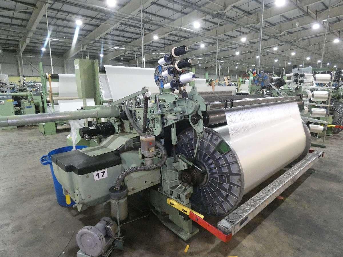 Used 6 x 2.2m Dornier Rapier Looms, HTVS4/S, 1995