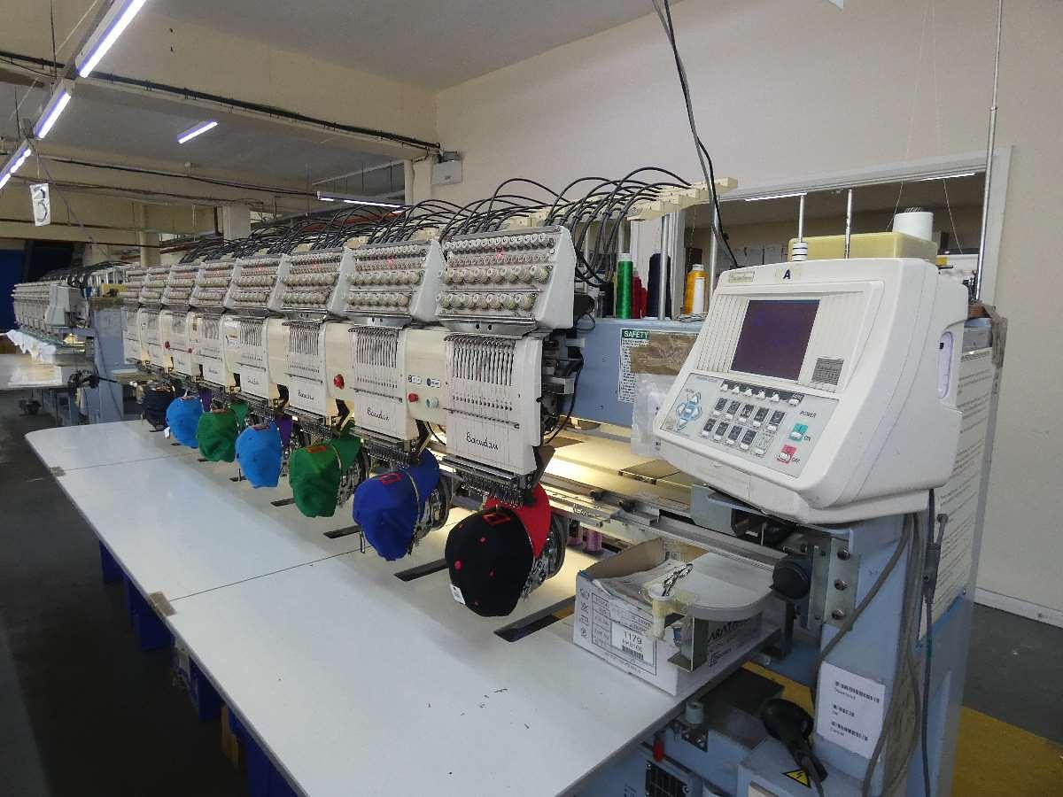Used 3 x 8 head Barudan Embroidery machines