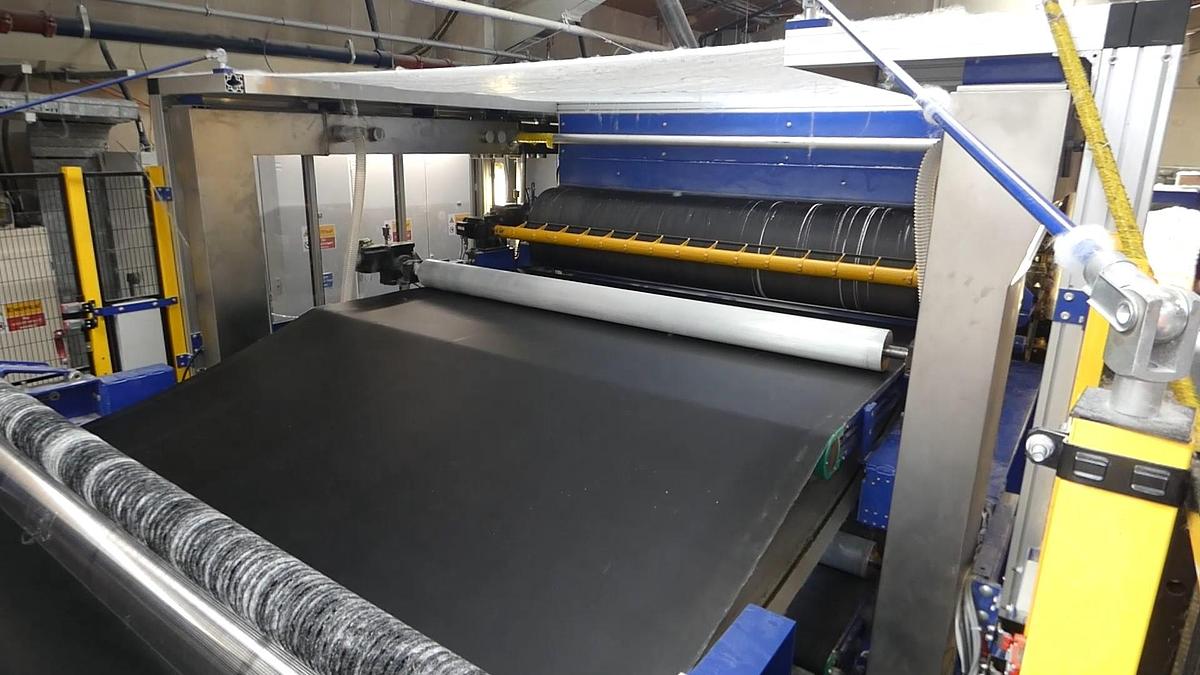 Used 5.5m Trutzschler+Fehrer needle punch, 2004-2013