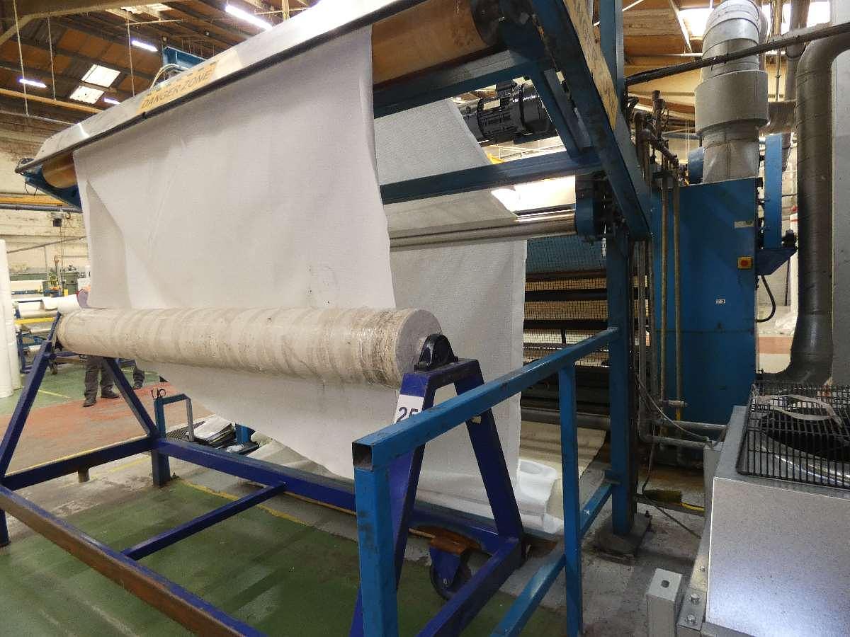 Used 1 x 2.5m Parex Mather Singer, Gas, 2000