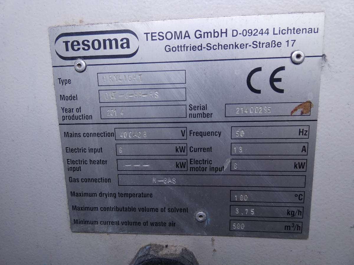 Used 2 x Tesoma Drylight Drying Tunnel