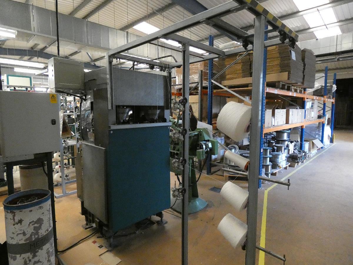 Used 2 Spindle Chenille Twisting Machine, Chenil Contes, 1990