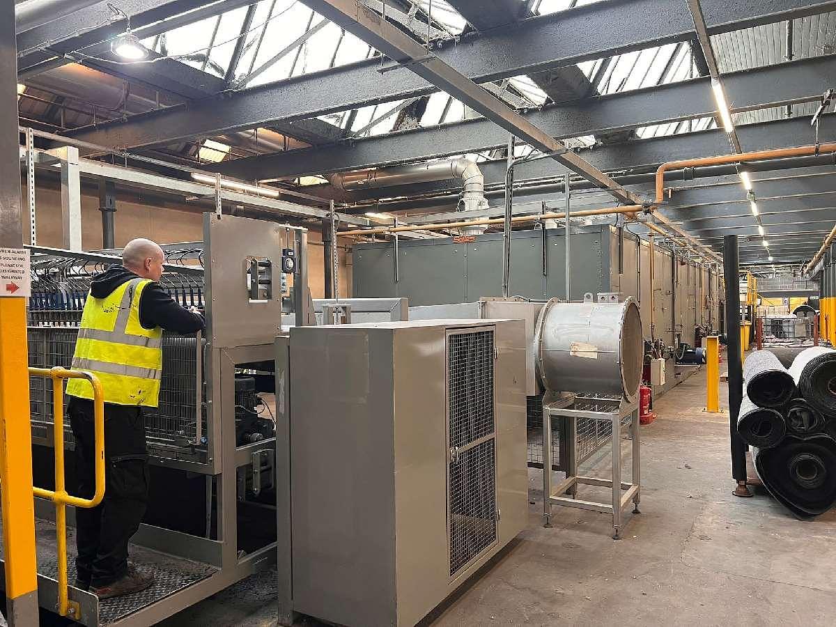 Used 1 x 2.5m Sellers Latex Backcoating for Carpets and Artificial Grass, 2017