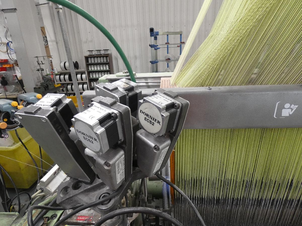 Used 2 x 2.2m Dornier jacquard looms, HTVS4/J with Bonas Jacquard (1344 hooks), 1997