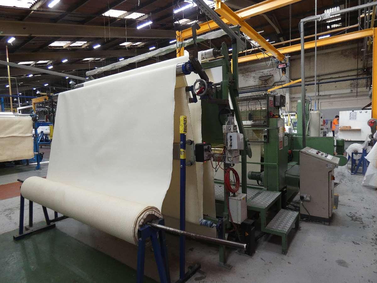 Used 1 x 2.5m Napier Longitudinal Slitter and Cross Cutter, 1999