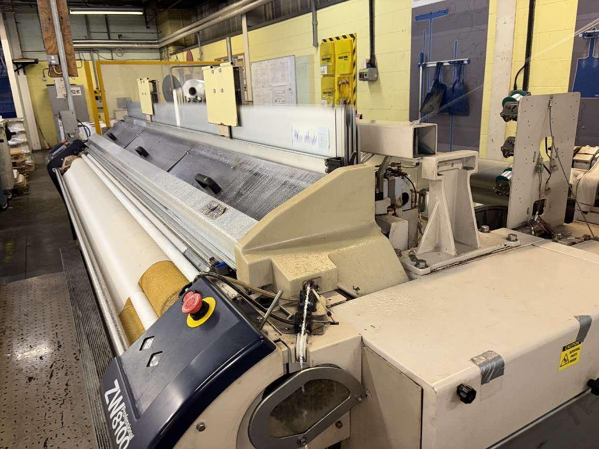 Used 10 x 2.8m Tzudakoma Waterjet looms, TW8100, 2017