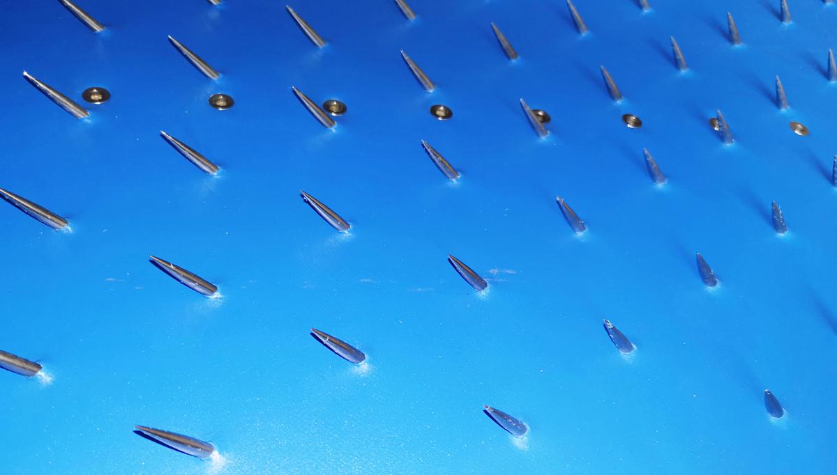 Carding, PVC Spiked Lattice, High HYG