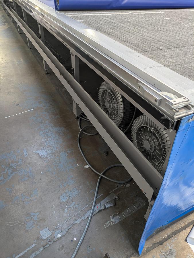 Used 1 x 3m x 10m Blackman and White Flatbed Cutting / Plotting Table