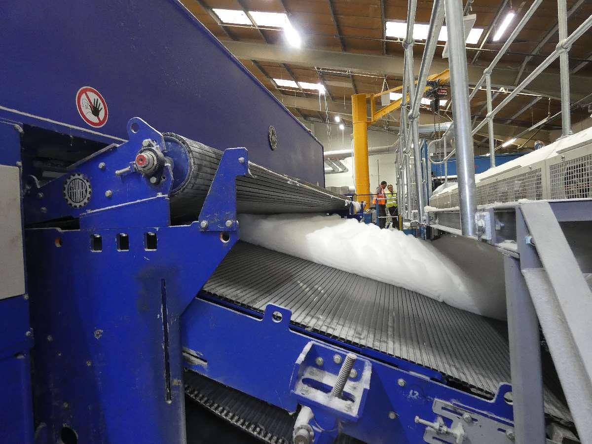 Used 1 x 5.5m Trutzschler and Fehrer Needle Punch Line, 2000-2018