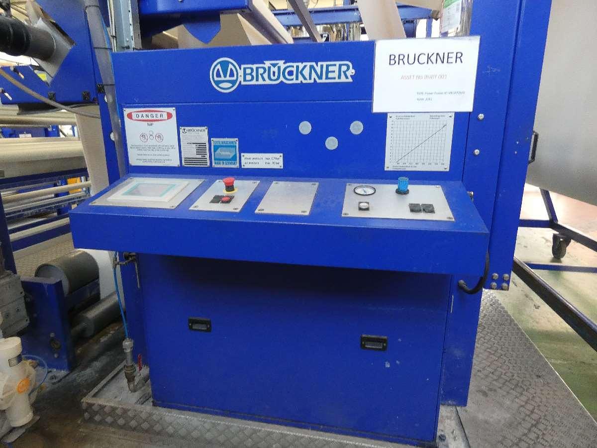 Used 1 x 2.4m Bruckner 8 Bay Gas Stenter with Impregnation padder, 2011