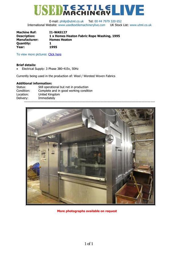 Used Homes Heaton Fabric Rope Washing, 1995