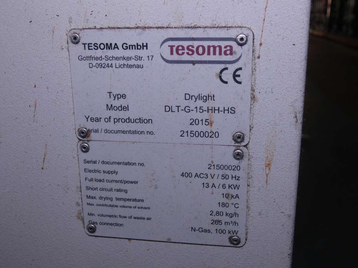 Used 2 x Tesoma Drylight Drying Tunnel