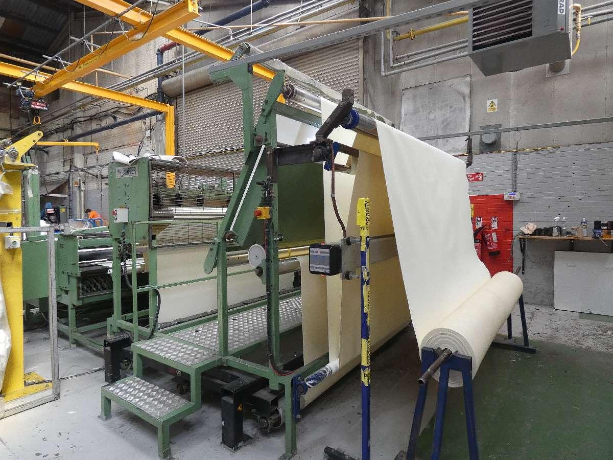 Used 1 x 2.5m Napier Longitudinal Slitter and Cross Cutter, 1999