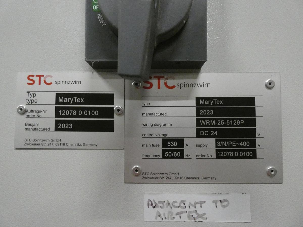Used 2 x STC Spinnzwirn Texturizing machines, Type Marytex, 2017-2023