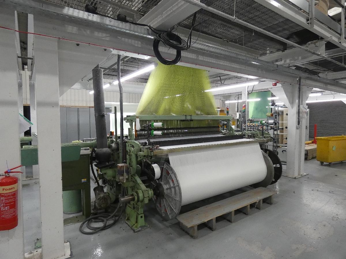 Used 2 x 2.2m Dornier jacquard looms, HTVS4/J with Bonas Jacquard (1344 hooks), 1997