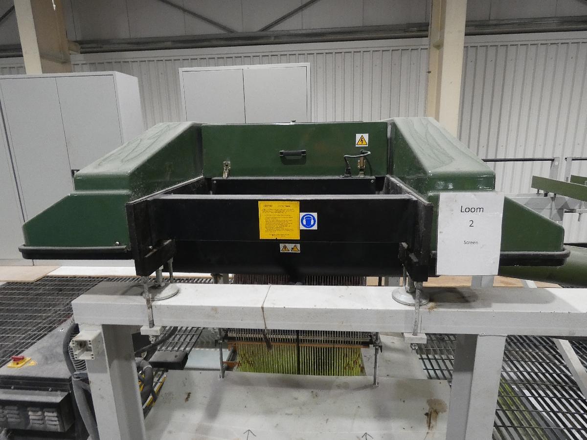Used 2 x 2.2m Dornier jacquard looms, HTVS4/J with Bonas Jacquard (1344 hooks), 1997