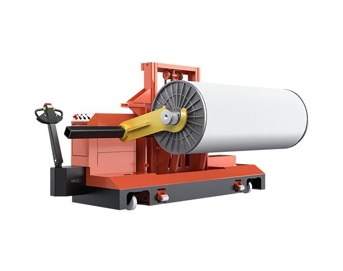 Weaving transport, Motorized Warp Beam High Lift Trolley, G5-MBT-04