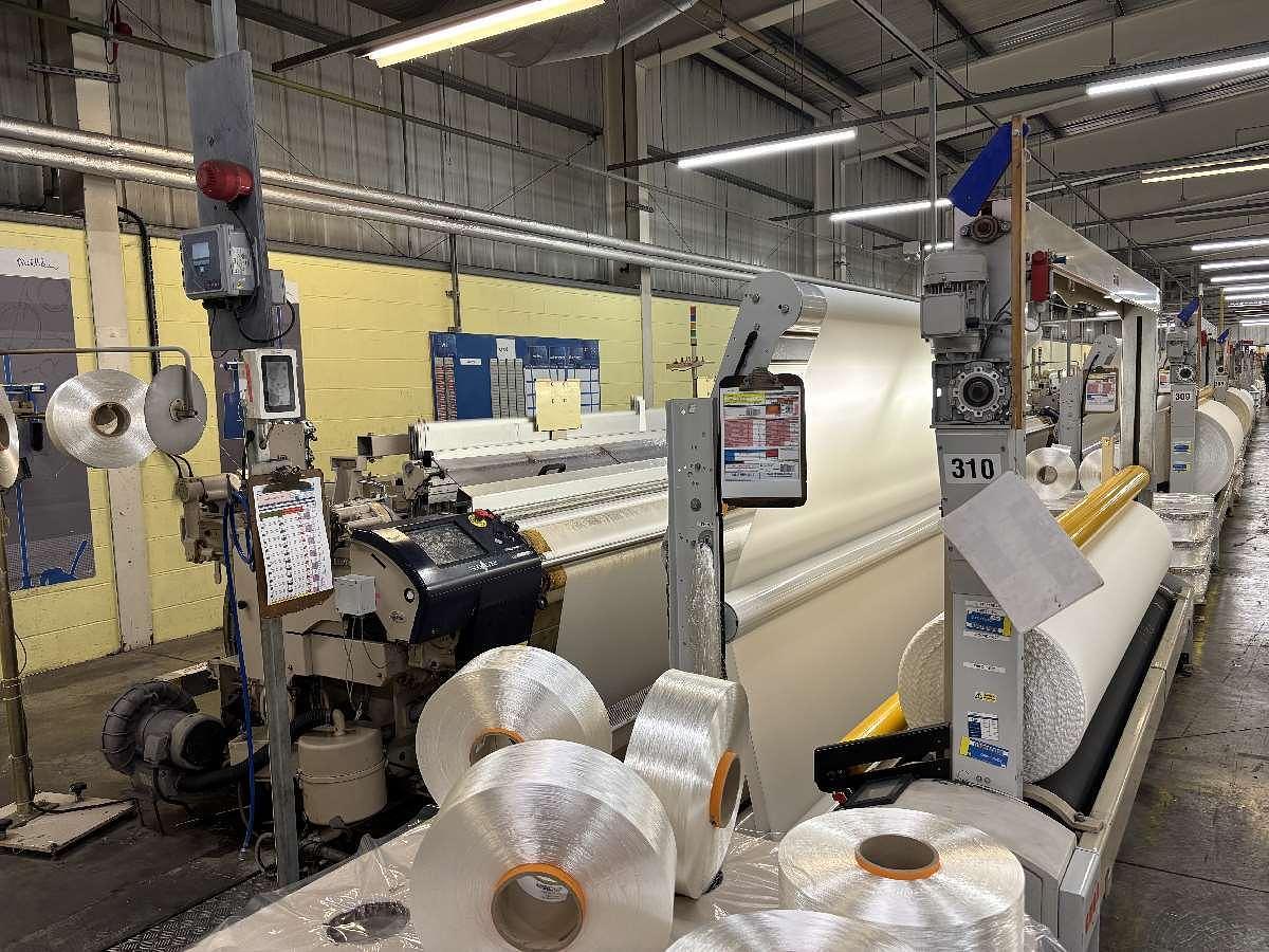 Used 10 x 2.8m Tzudakoma Waterjet looms, TW8100, 2017