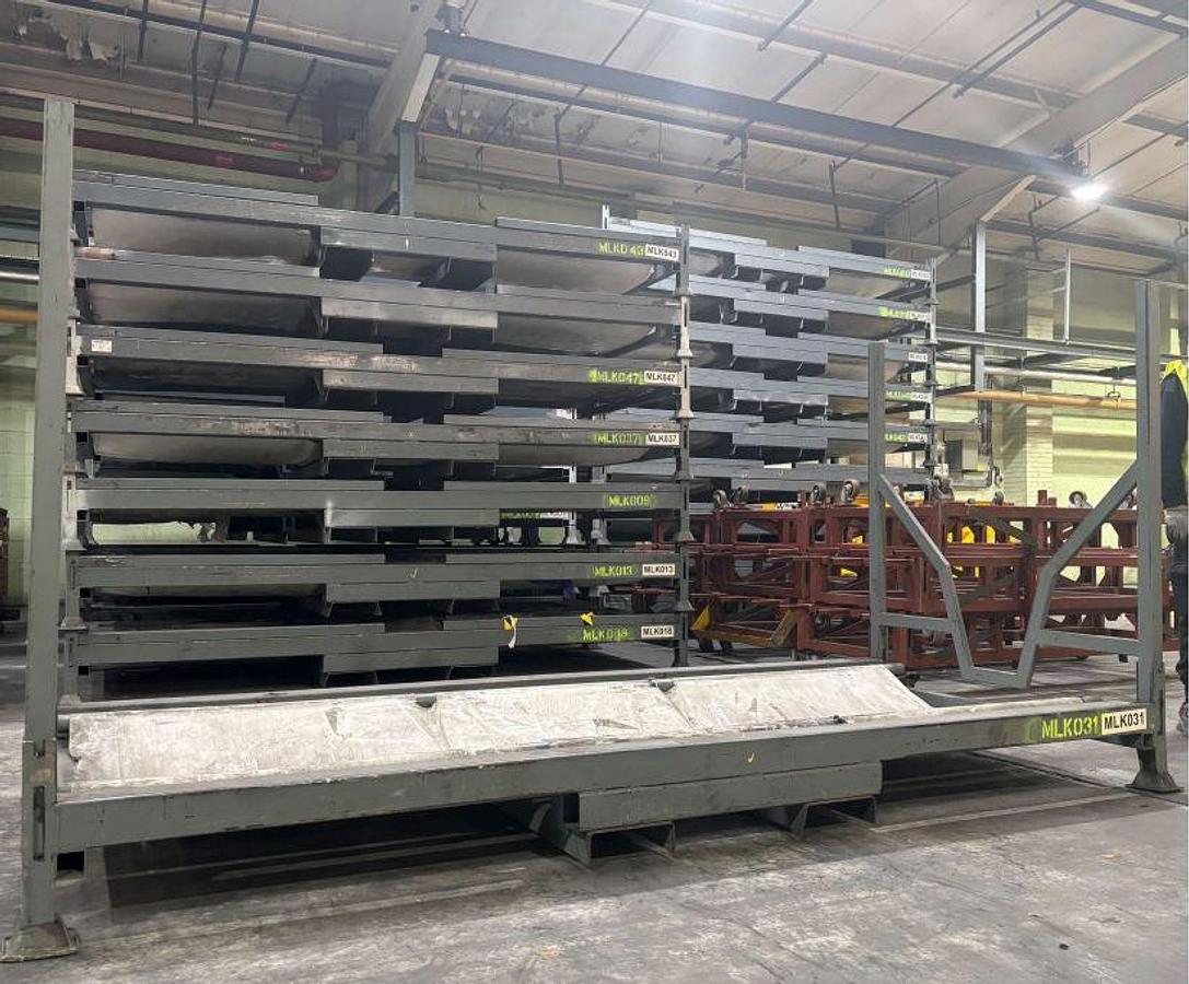 Used 39 x 2.95m Stillages (Folding Cradle), 2010