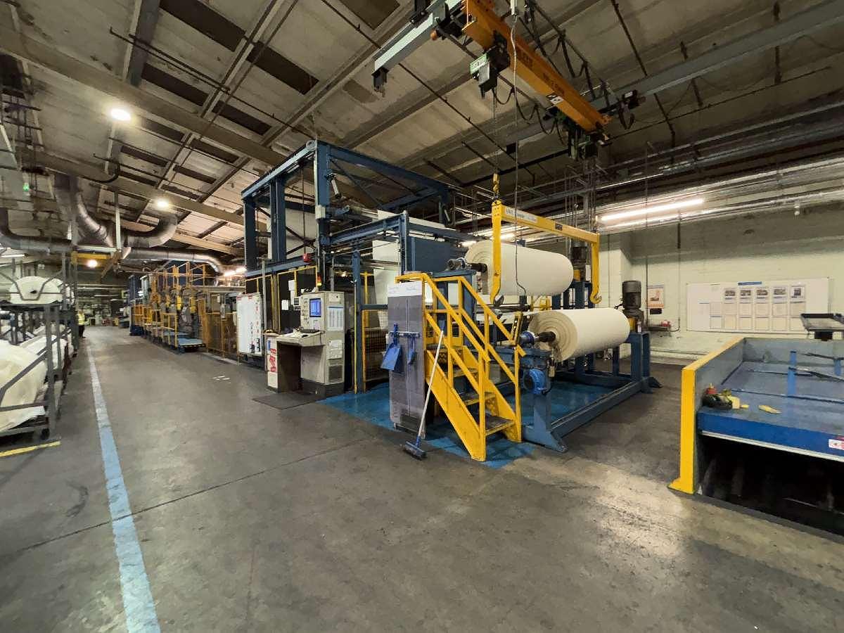 Used 1 x 2.8m Kuester Fabric Wash range, YOM 2005