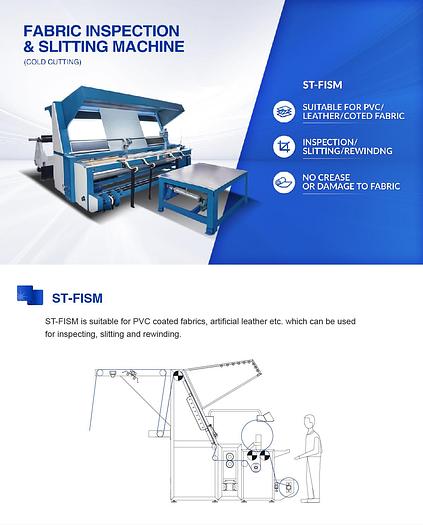 Carpet and Industrial Fabric Cross-Cutting and Rolling Machine
