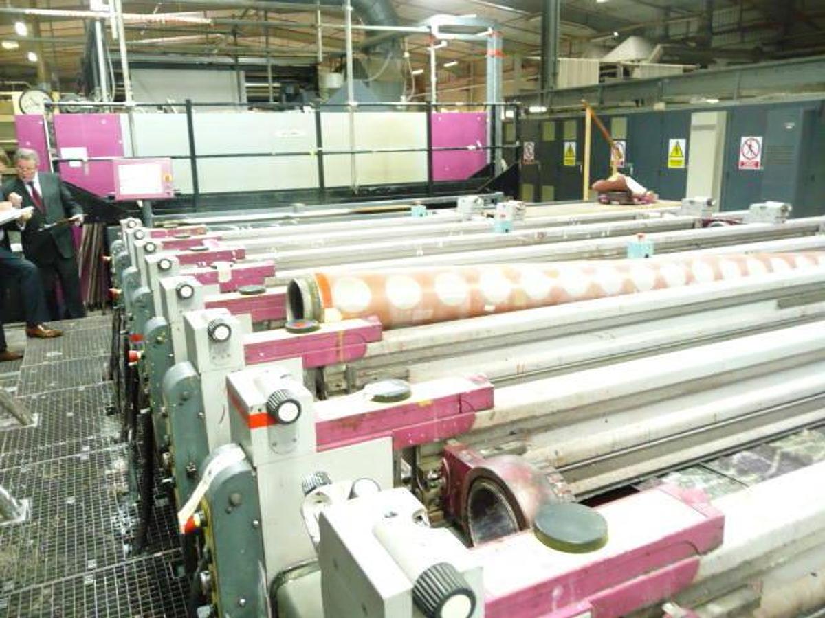 Used Stork Pegasus Rotary Screen Printer, 2000