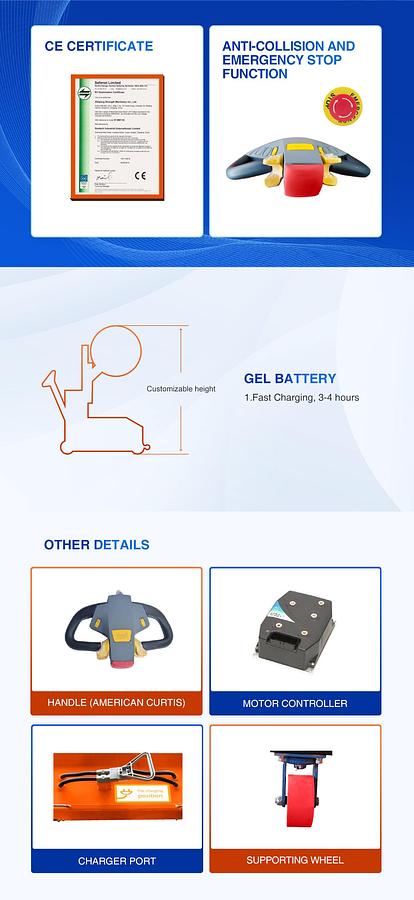 Weaving transport, Motorized Warp Beam Low Lift Trolley, G5-MBT-05