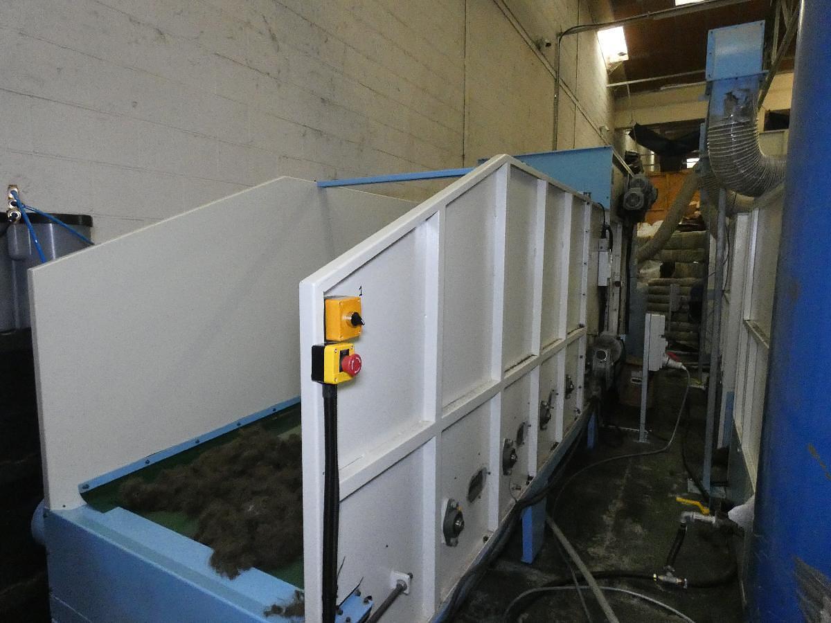 Used Fully automated fibre opening and filling machine