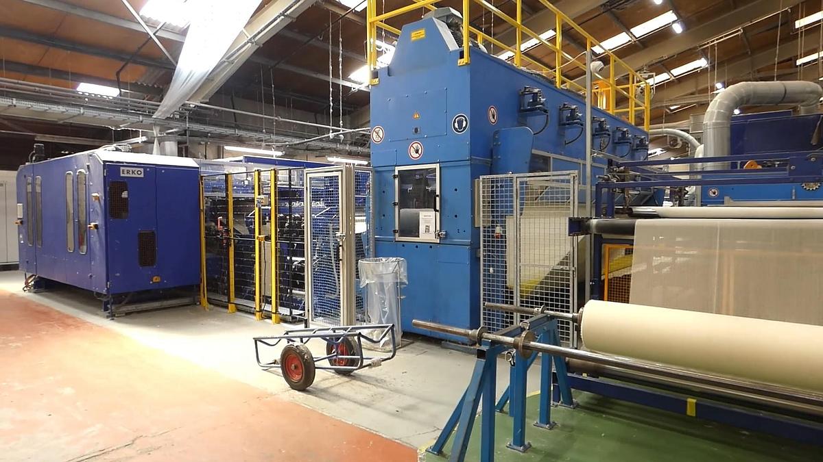 Used 5.5m Trutzschler+Fehrer needle punch, 2004-2013