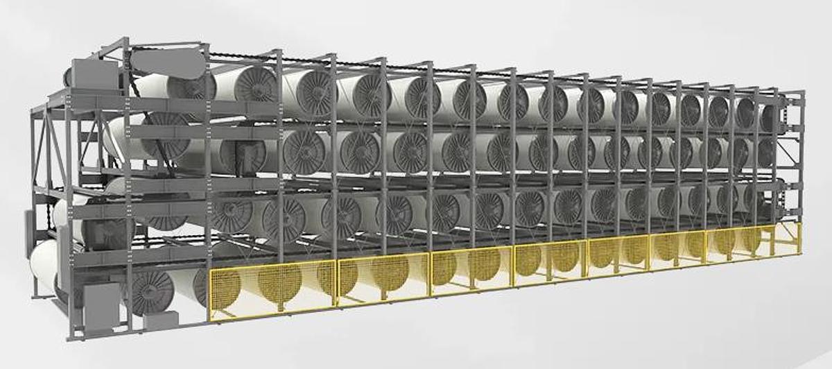 Computerized Warp Beam Storage System, G5-BS (New)