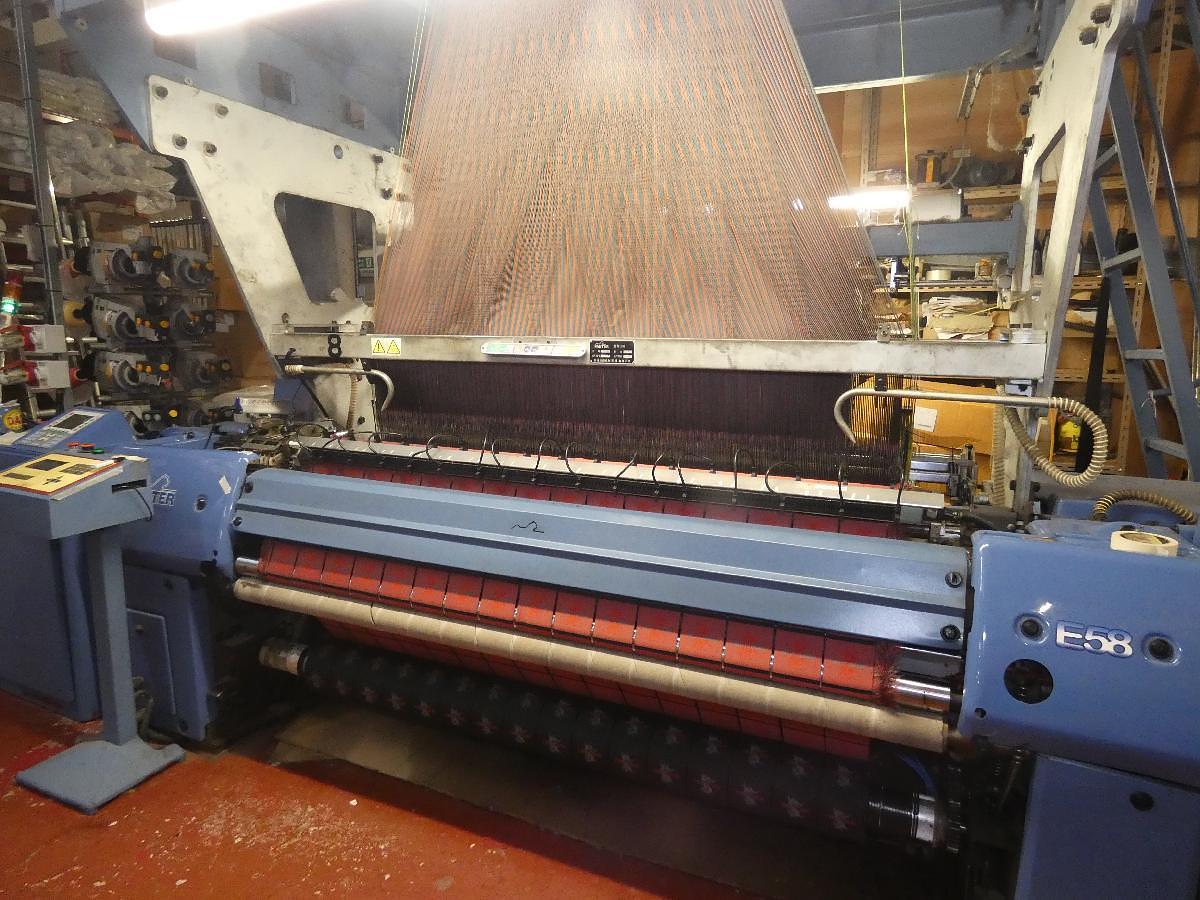 Used 1 x 1.9m Panter E58 Rapier Jacquard Loom, 2007