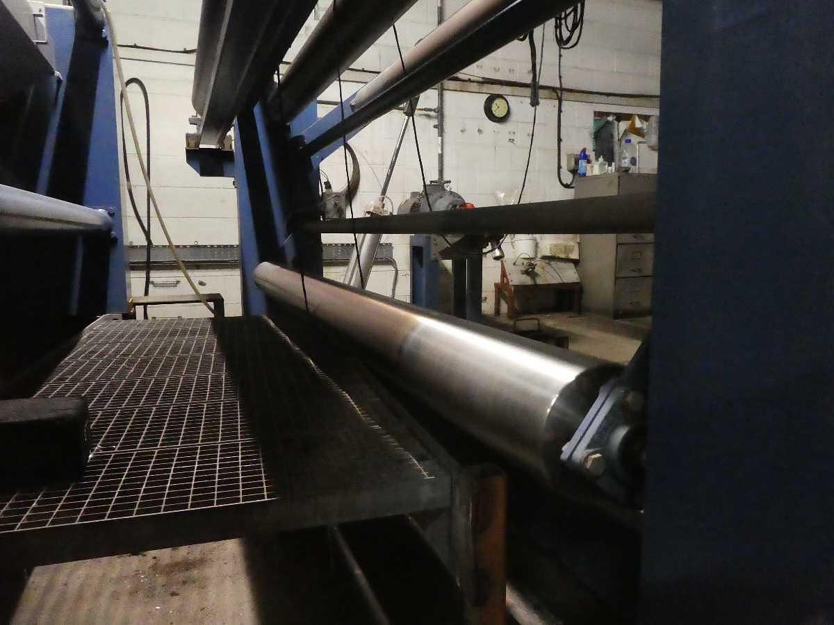 Used Red Flag Fabric Dye Padder / Foulard 2016