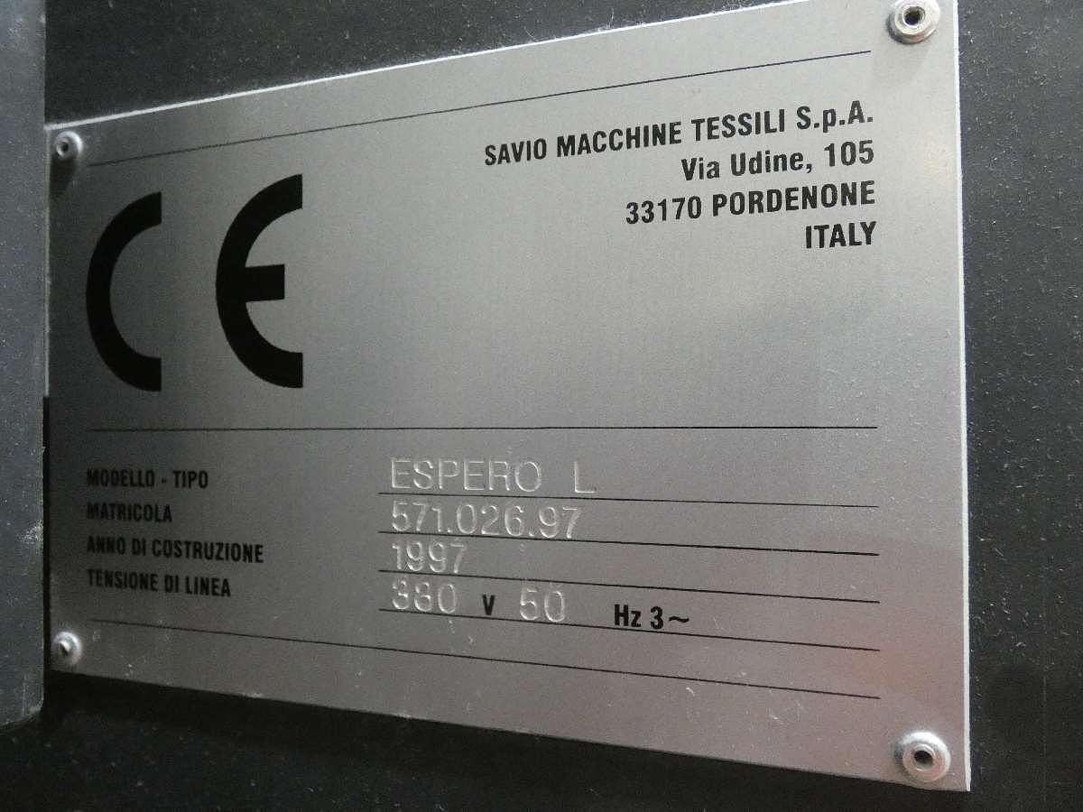 Used 1 x 12 Spindle Savio Winder, Type Espero L, 1997 (Fully refurbished 2017)