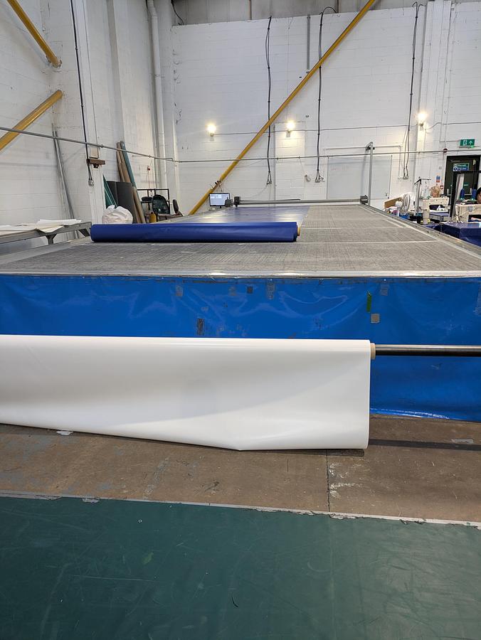Used 1 x 3m x 10m Blackman and White Flatbed Cutting / Plotting Table