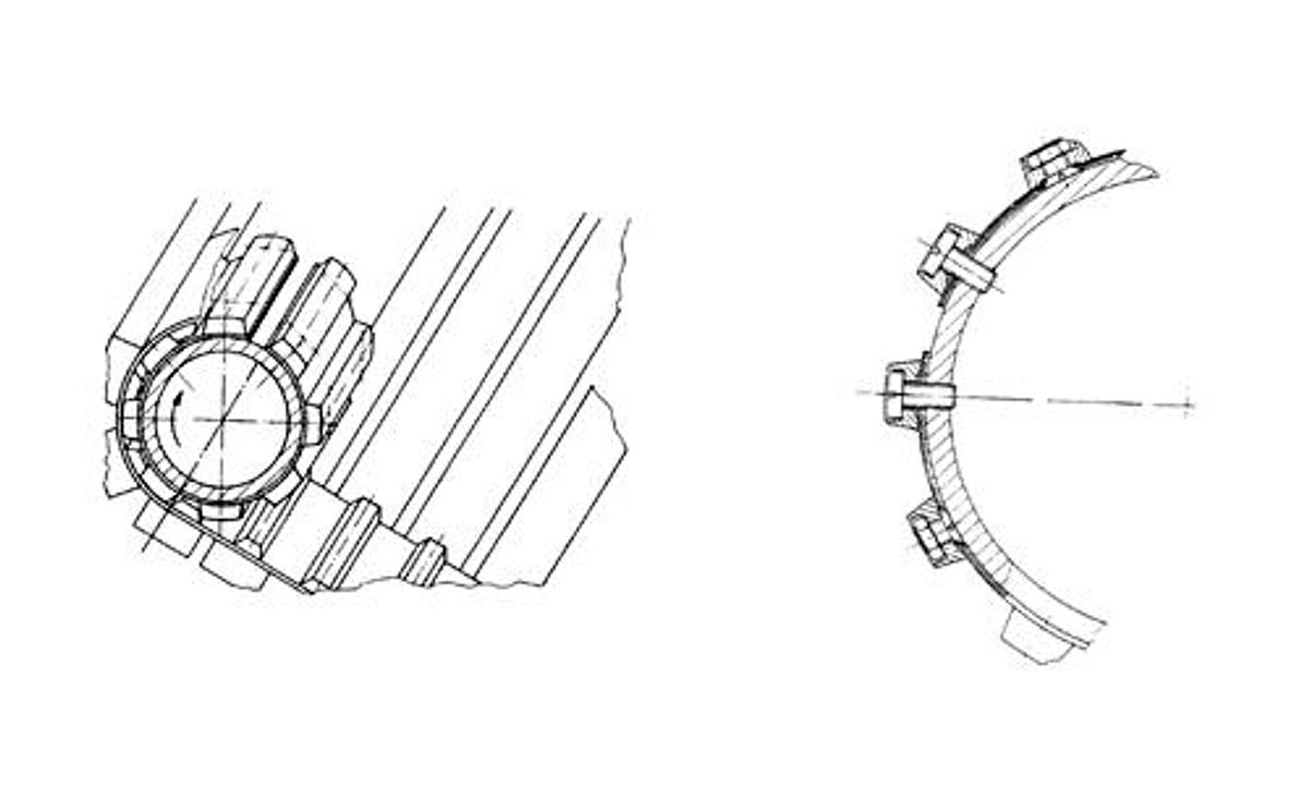 Carding, Lattice Parts - Toothed Belt ZB50