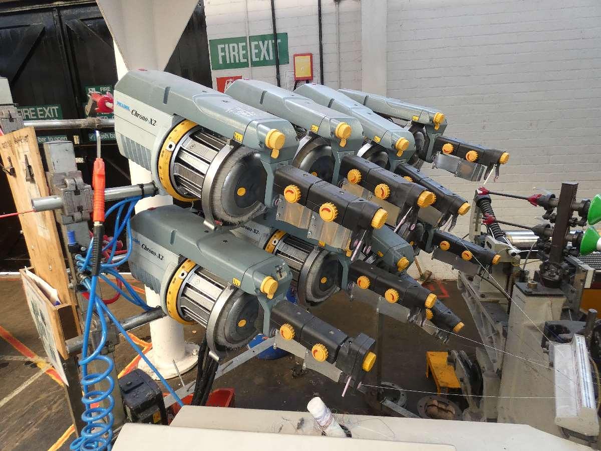 Used 2 x 1.9 Picanol Gammax looms with Staubli Jacquard type CX880, 2005 