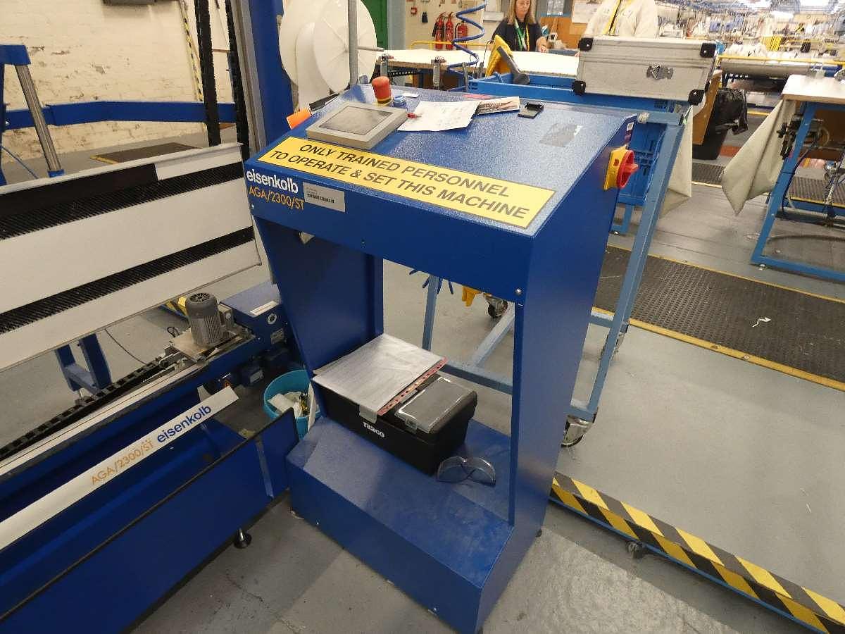 Used Eisenkolb Programmable curtain end cutting, AGA-2300ST, 2017/18