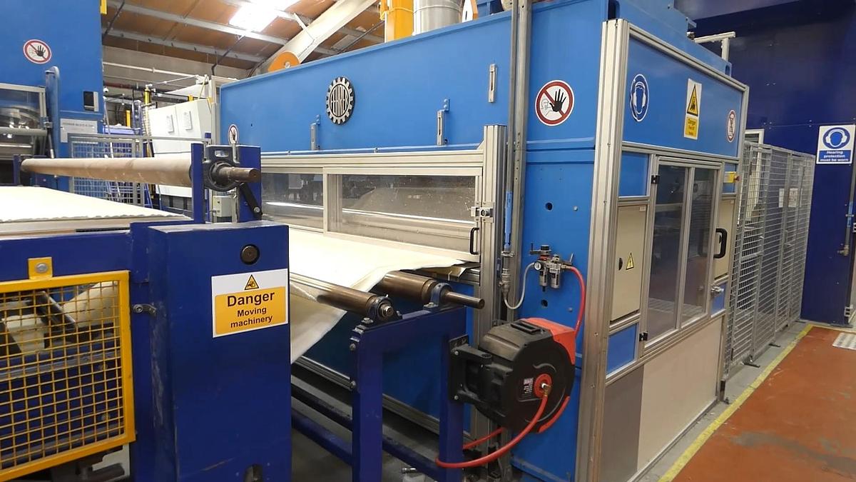 Used 5.5m Trutzschler+Fehrer needle punch, 2004-2013