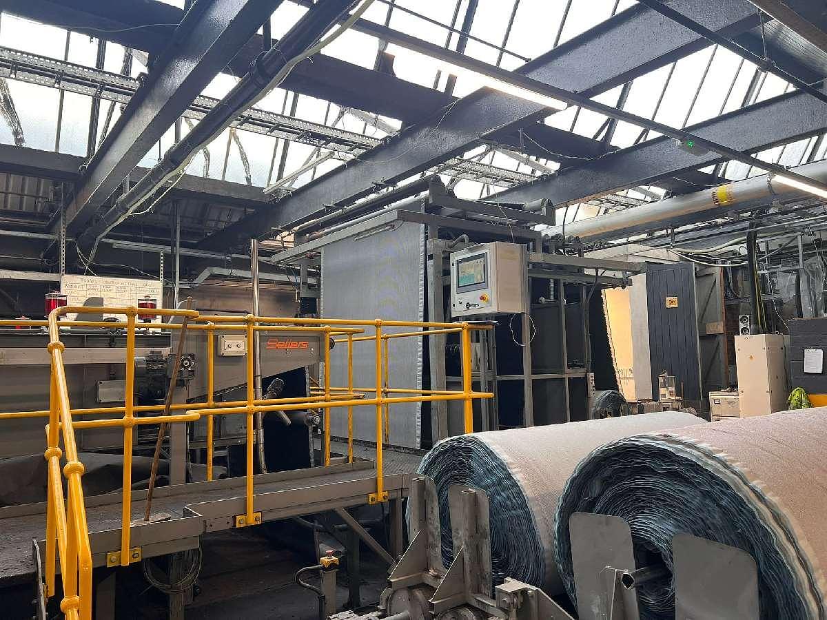 Used 1 x 2.5m Sellers Latex Backcoating for Carpets and Artificial Grass, 2017