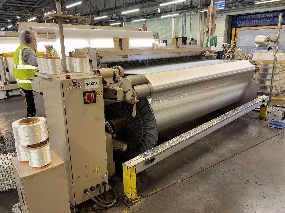 Used 10 x 2.8m Tzudakoma Waterjet looms, TW8100, 2017