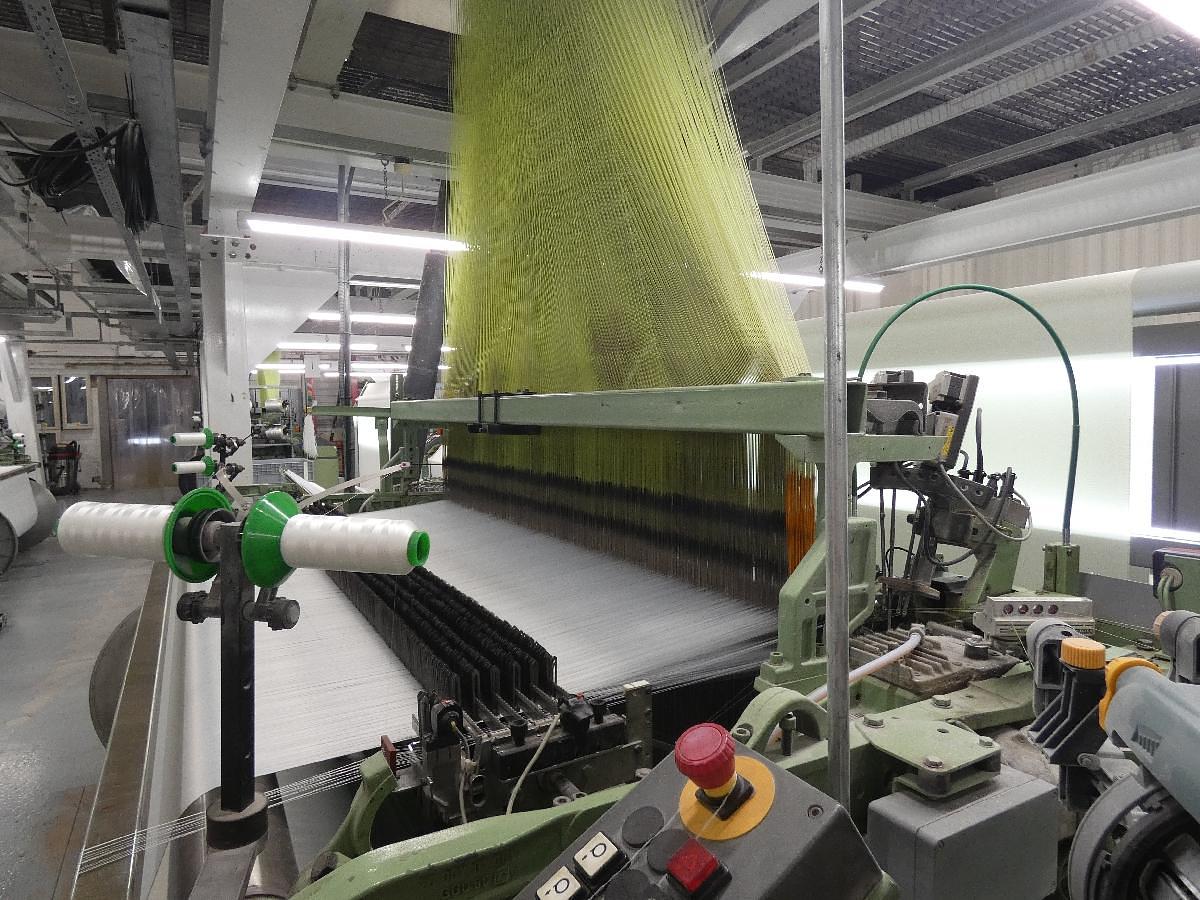 Used 2 x 2.2m Dornier jacquard looms, HTVS4/J with Bonas Jacquard (1344 hooks), 1997