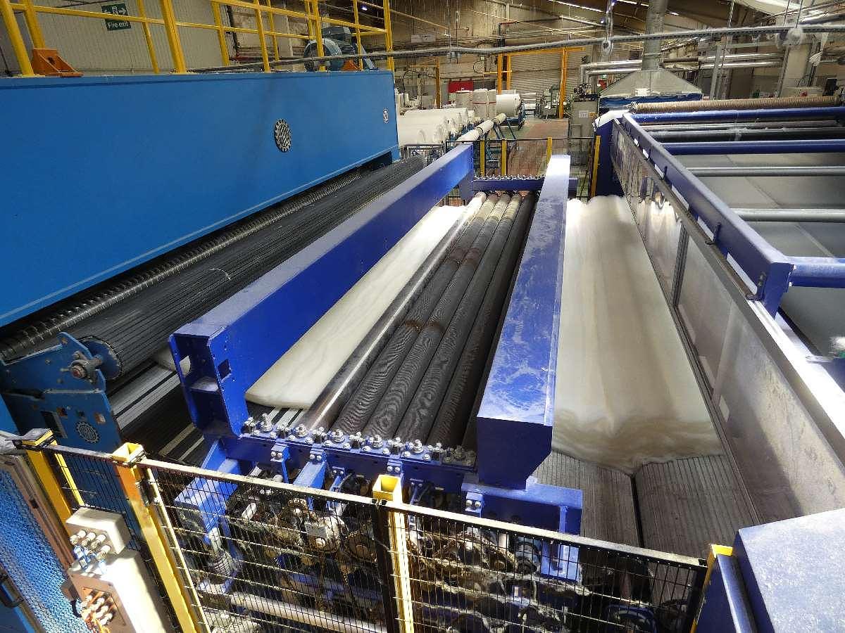 Used 5.5m Trutzschler+Fehrer needle punch, 2004-2013