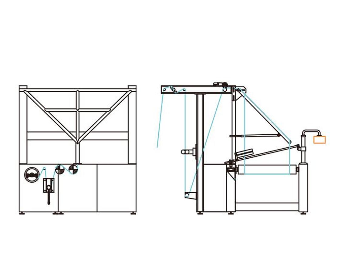 Fabric Folding Machine (Double Folded on Paper Board)