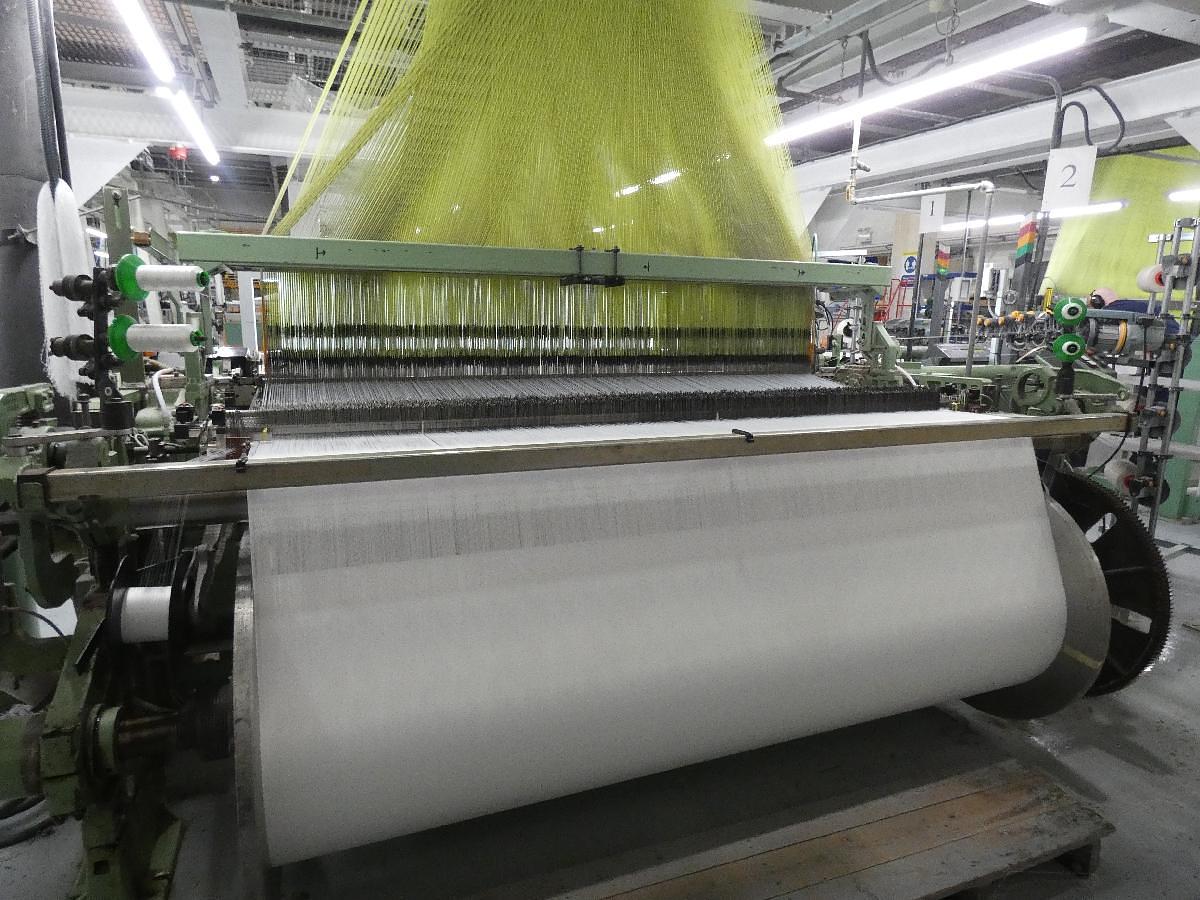 Used 2 x 2.2m Dornier jacquard looms, HTVS4/J with Bonas Jacquard (1344 hooks), 1997