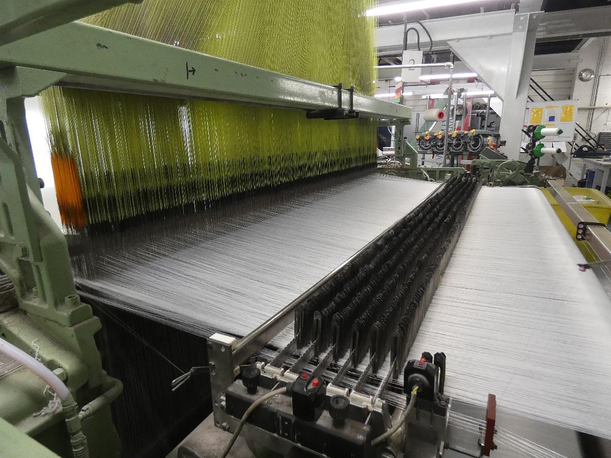 Used 2 x 2.2m Dornier jacquard looms, HTVS4/J with Bonas Jacquard (1344 hooks), 1997