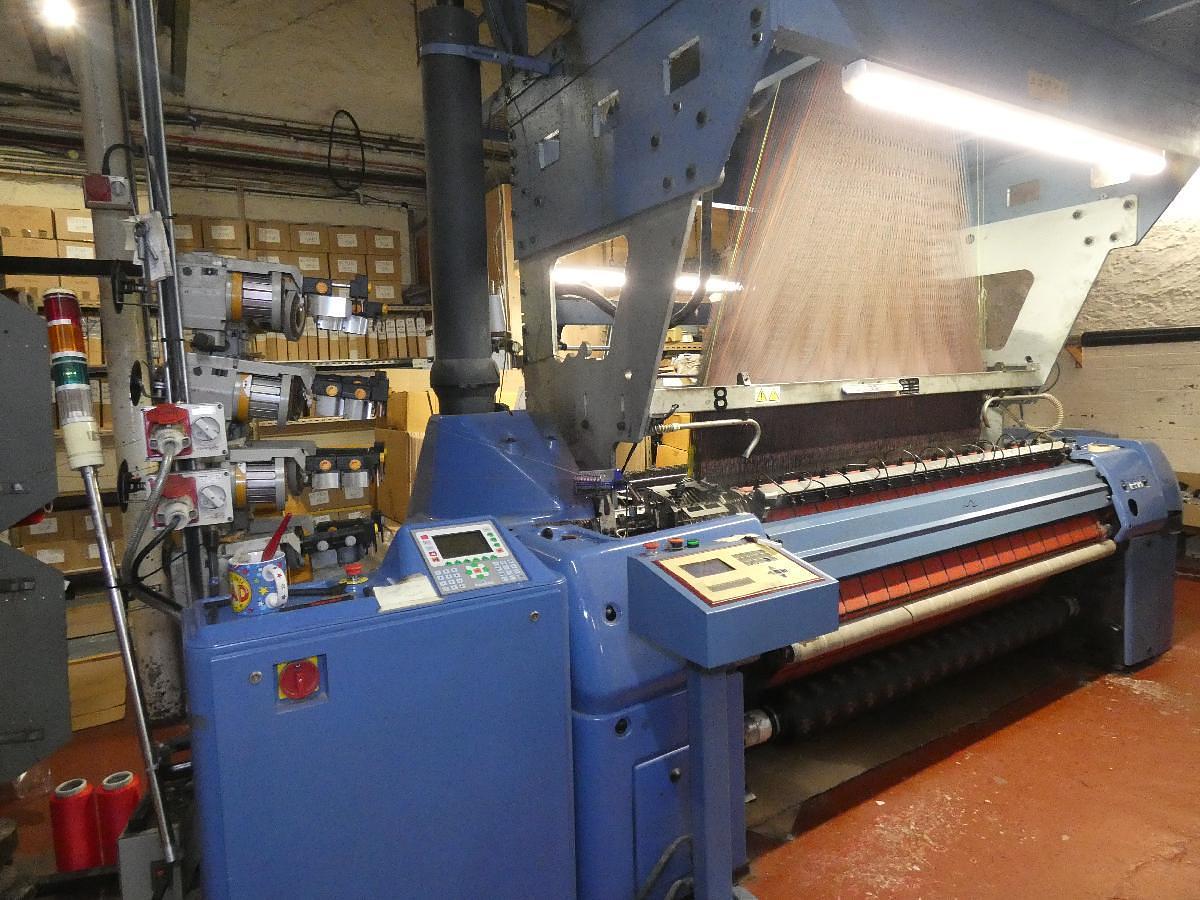 Used 1 x 1.9m Panter E58 Rapier Jacquard Loom, 2007